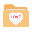 files, valentine, love, folder, data