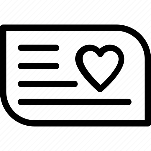 Love card, love letter, valentine card, valentine greeting, valentine wishes icon - Download on Iconfinder