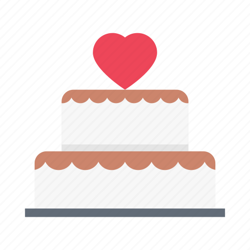 Love, romance, wedding, cake, heart icon - Download on Iconfinder