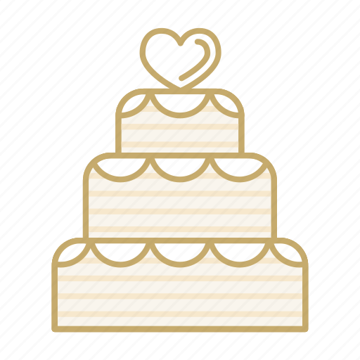 Cake, dessert, heart, love, marriage, wedding icon - Download on Iconfinder