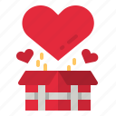 gift, love, box, giftbox, heart