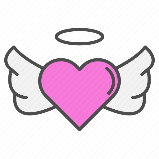 Angel, heart, love, valentine, valentines day icon - Download on Iconfinder