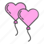 balloon, heart, love, valentine, valentines day 