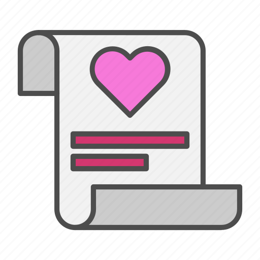 Velentine, love, letter, valentines day, valentine, heart icon - Download on Iconfinder