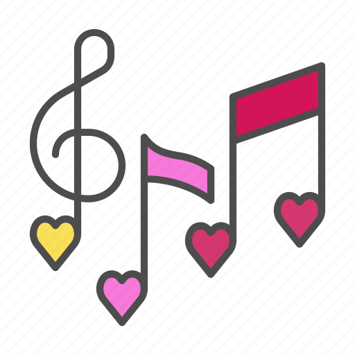 Heart, love, music, valentine, valentines day icon - Download on Iconfinder