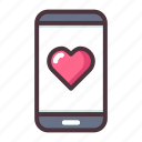 love, heart, romantic, wedding, valentine, smartphone, application