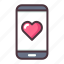 love, heart, romantic, wedding, valentine, smartphone, application 