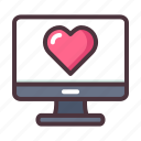 love, heart, romantic, wedding, valentine, computer, pc
