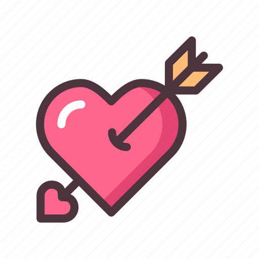 Love, heart, romantic, wedding, valentine, target, arrow icon - Download on Iconfinder
