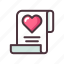 love, heart, romantic, wedding, valentine, paper, document, file 