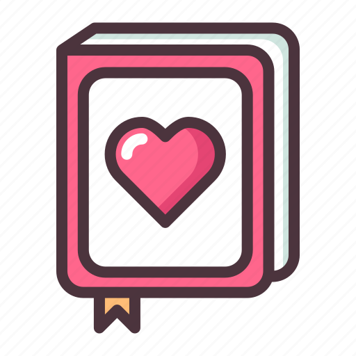 Love, heart, romantic, wedding, valentine, book, story icon - Download on Iconfinder
