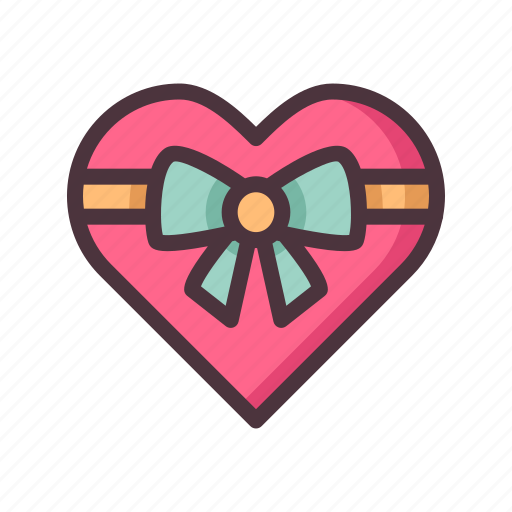 Love, heart, romantic, wedding, valentine, gift, chocolate icon - Download on Iconfinder