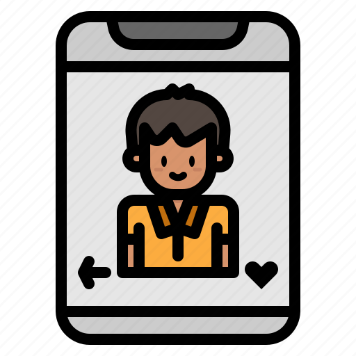 Love, valentine, heart, application, dating, phone icon - Download on Iconfinder
