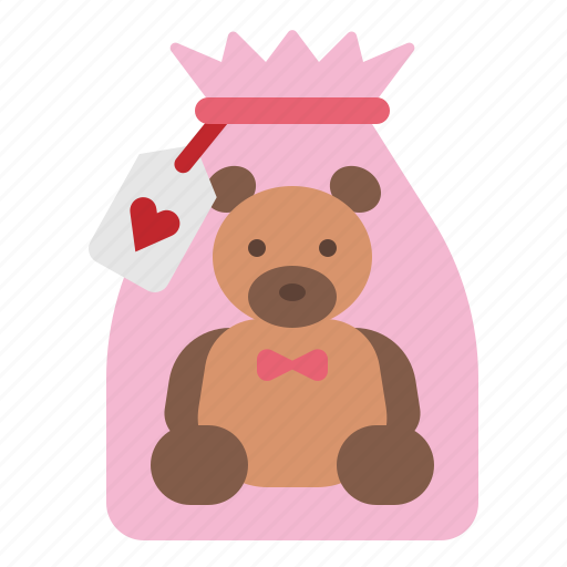 Love, valentine, heart, teddy, bear, gift icon - Download on Iconfinder