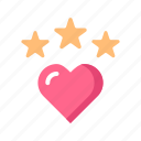 love, heart, romantic, wedding, valentine, rating, review, star