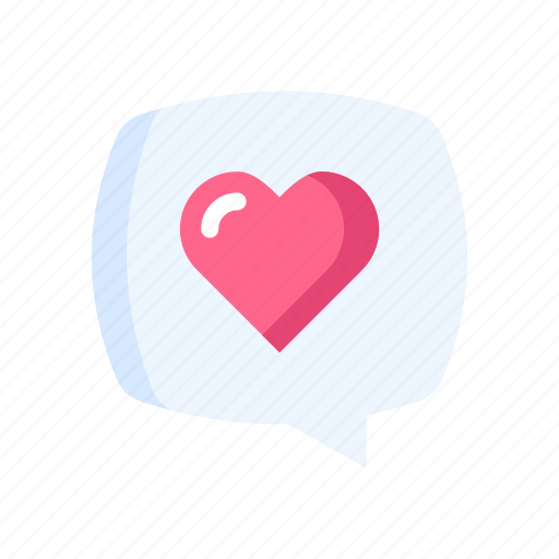 Love, heart, romantic, wedding, valentine, message, chat icon - Download on Iconfinder