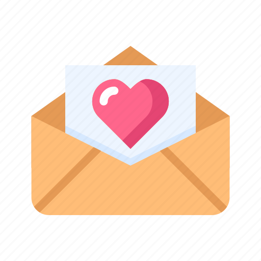Love, heart, romantic, wedding, valentine, letter, inbox icon - Download on Iconfinder