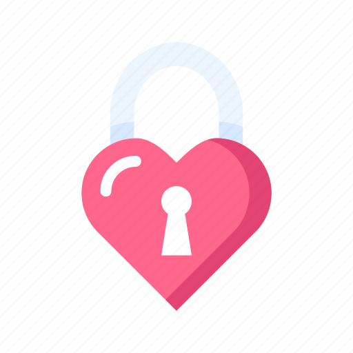 Love, heart, romantic, wedding, valentine, lock, padlock icon - Download on Iconfinder