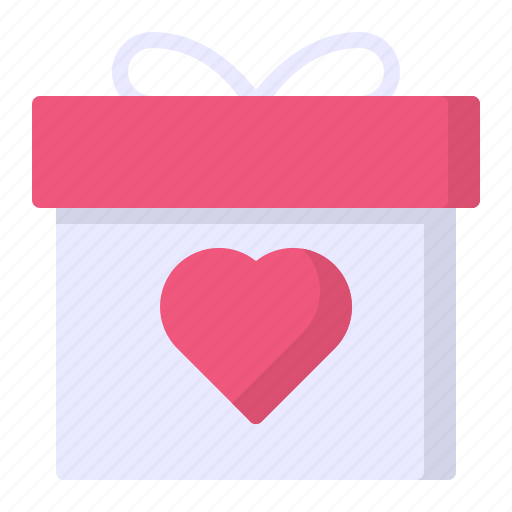 Box, gift, heart, love, present icon - Download on Iconfinder