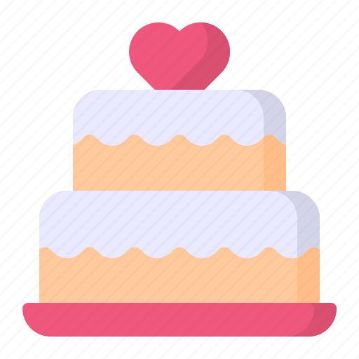 Cake, food, heart, love, wedding icon - Download on Iconfinder