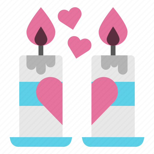 Love, candle, heart, light, romanctic, valentine icon - Download on Iconfinder