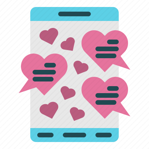 Love, chat, heart, message, talk, bubble, conversation icon - Download on Iconfinder