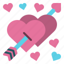 love, cupid, heart, arrow, valentine