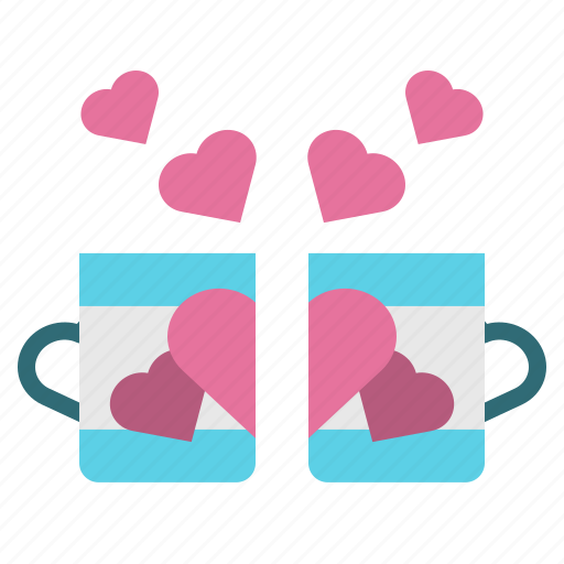 Love, mug, heart, coffee, cup, drink, beverage icon - Download on Iconfinder