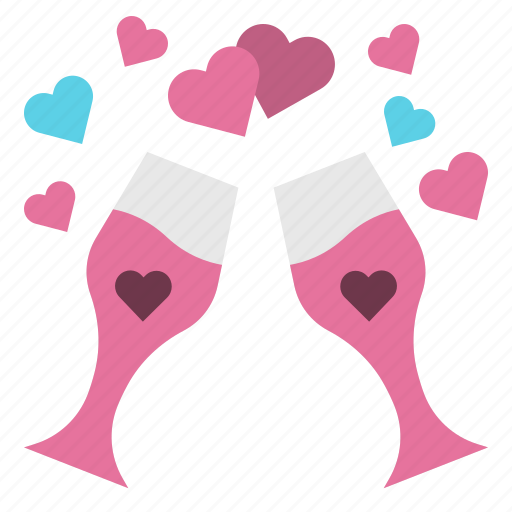 Love, wine, drink, glass, alcohol, valentine icon - Download on Iconfinder