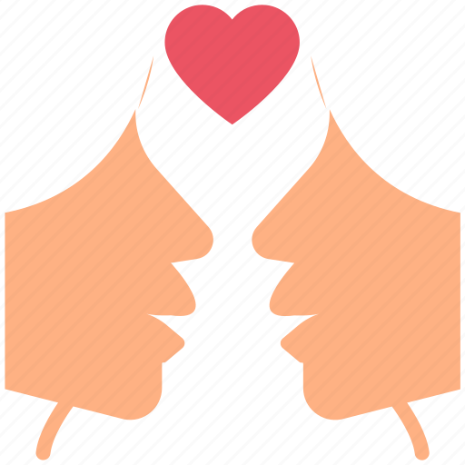 Love, friendship, kissing, couple, face icon - Download on Iconfinder