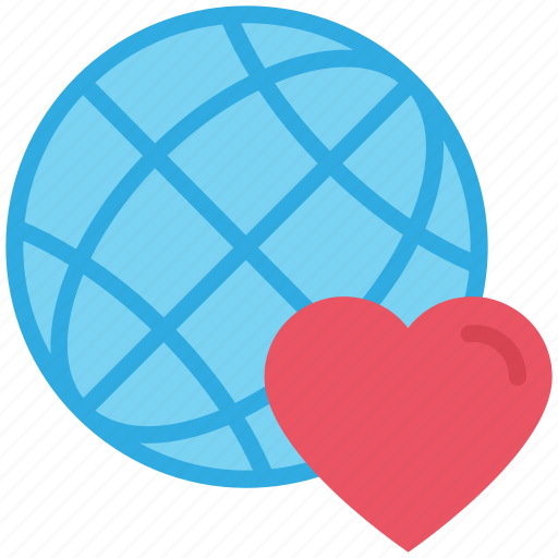 Love, friendship, valentine day, world, heart icon - Download on Iconfinder