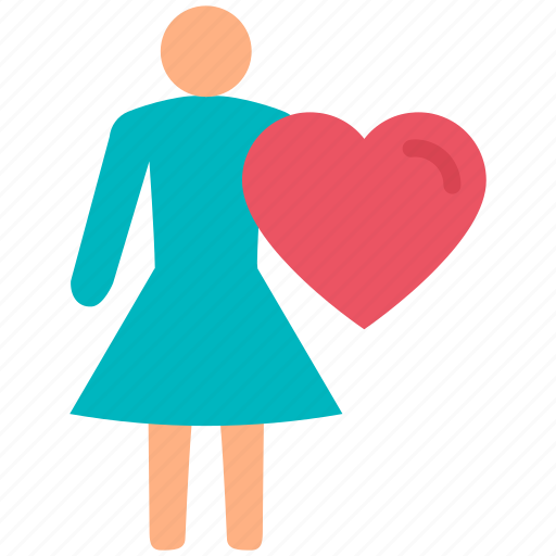 Love, friendship, girl, valentine day, heart icon - Download on Iconfinder