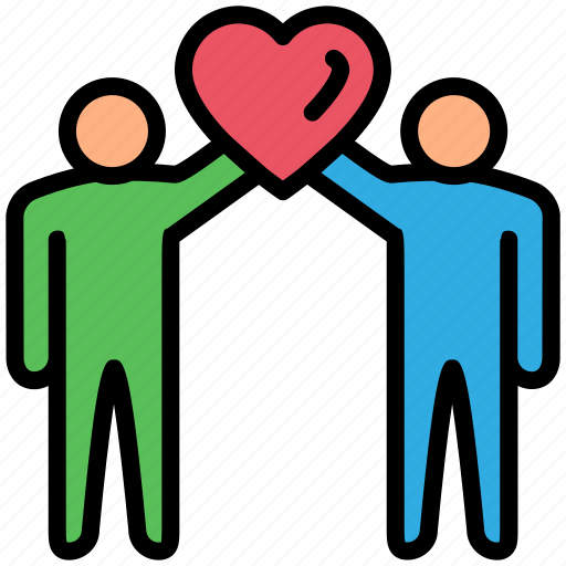 Love, friendship, boys, friends, heart icon - Download on Iconfinder