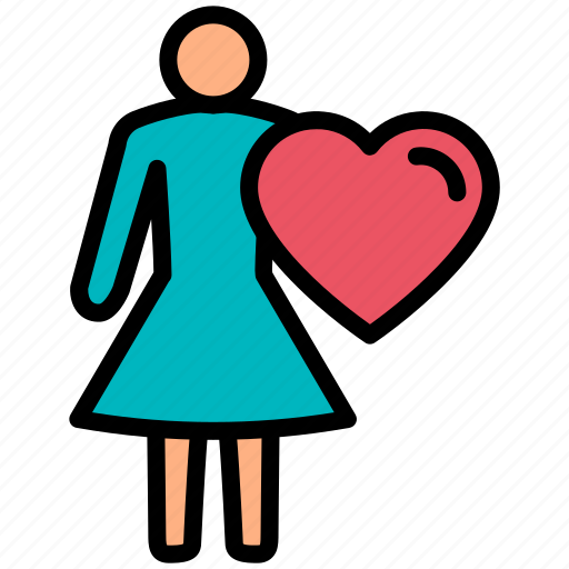 Love, friendship, girl, valentine day, heart icon - Download on Iconfinder
