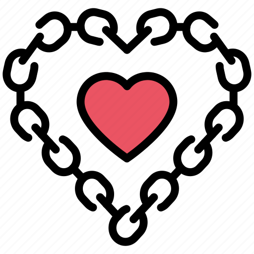 Love, friendship, connection, romantic, chain icon - Download on Iconfinder