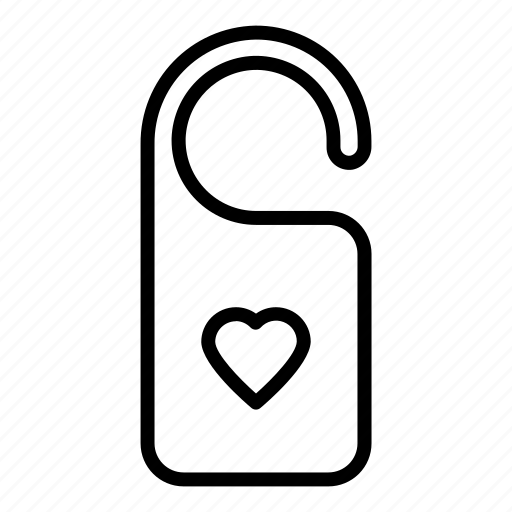 Door, sign, love, heart, rest icon - Download on Iconfinder