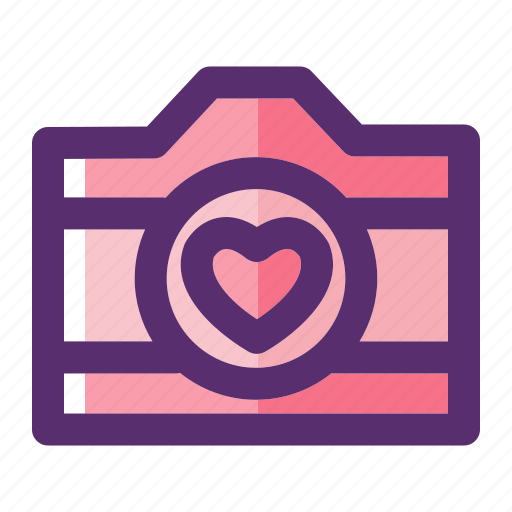 Camera, love, photography, valentine, valentine day, wedding, wedding photography icon - Download on Iconfinder