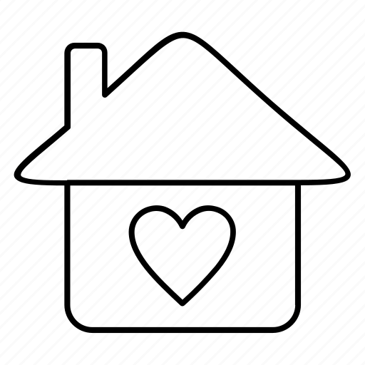 House, love, heart, romance, home icon - Download on Iconfinder