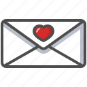 envelope, heart, love, message, saint valentine, valentine&#x27;s day