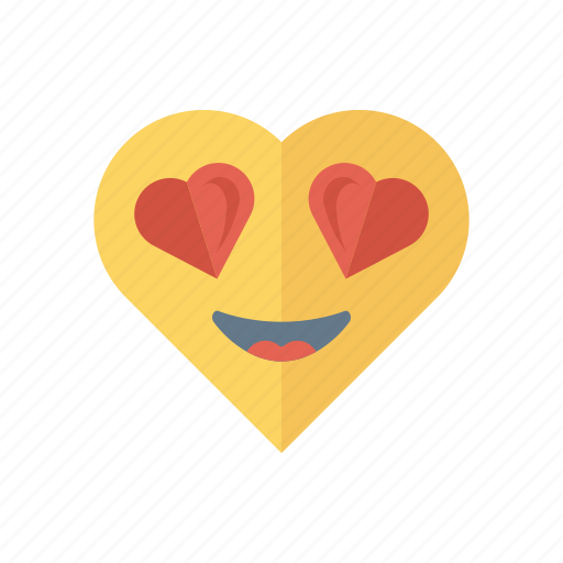 Emoticon, favorite, heart, smiley icon - Download on Iconfinder