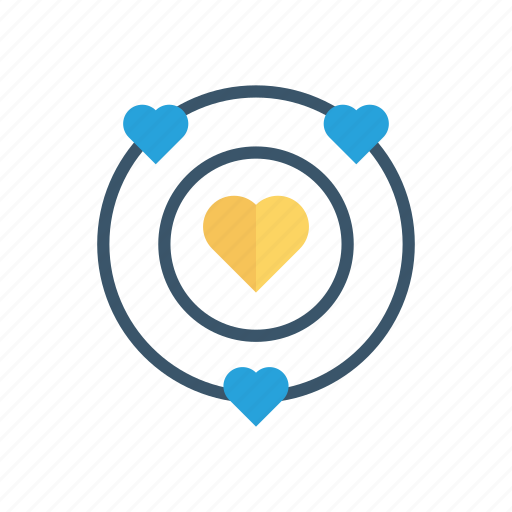 Heart, love, planet, universe icon - Download on Iconfinder