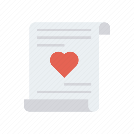 Heart, letter, love, page icon - Download on Iconfinder