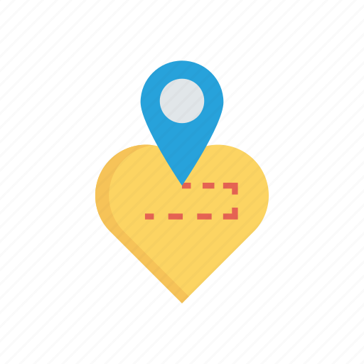 Favorite, location, love, map icon - Download on Iconfinder