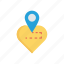 favorite, location, love, map 