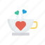 coffee, cup, love, tea 