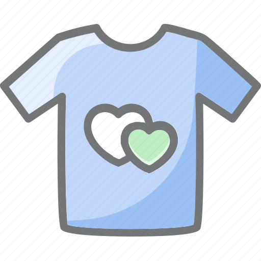 .svg, clothing, love, heart icon, red tee shirt, love icon, heart icon - Download on Iconfinder