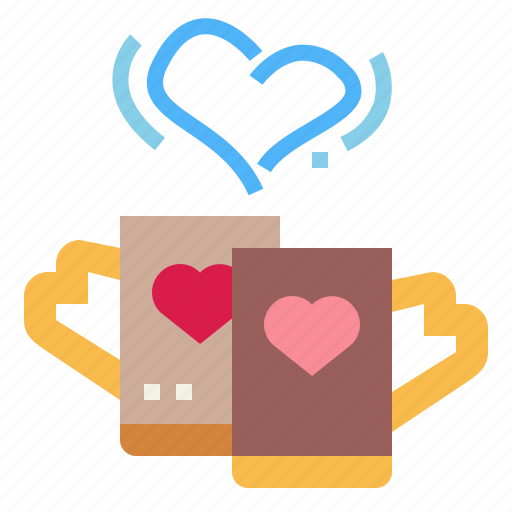 Coffee, heart, love, mug icon - Download on Iconfinder