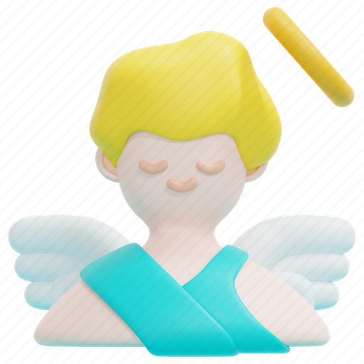 Cupid, romance, loving, romantic, angel, love, avatar 3D illustration - Download on Iconfinder