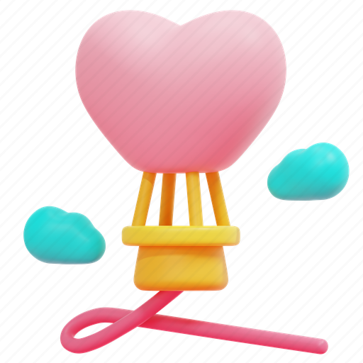 Balloon, romance, valentines, day, heart, shaped, celebration icon - Download on Iconfinder