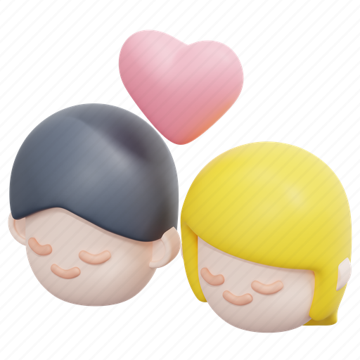 Couple, romance, boyfriend, girlfriend, relationship, relation, love 3D illustration - Download on Iconfinder